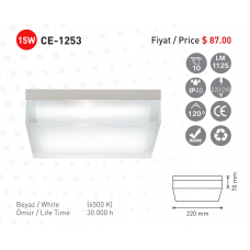 CE-light CE-1253-Ledli Duvar Aplik